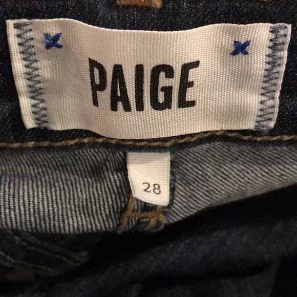 PAIGE Blue Verdugo Ultra Skinny Jeans Size 28 - Picture 7 of 8